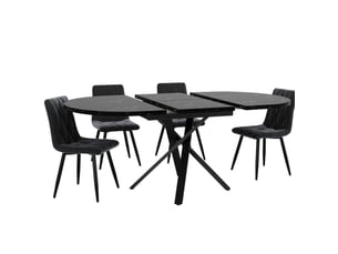 Ensemble table rond(e) 0 banc(s) 4 chaise(s) 0 tabouret(s) inclu(s) <strong>MODFU</strong> <strong></strong> 