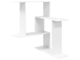 Étagère murale, étagère suspendue blanc 67 x 67 x 87 cm bois d'ingénierie cf42042