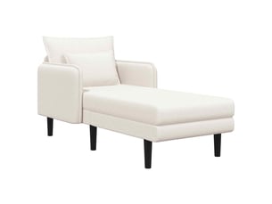 Fauteuil relax manuel VIDAXL  Tissu beige