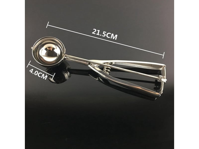 Lot de 3 cuillères sphériques différentes tailles: s 4cm,m 5cm et l 6cm-cuillère à glace pour crème glacée,pâte à gâteau,melon - Conforama C