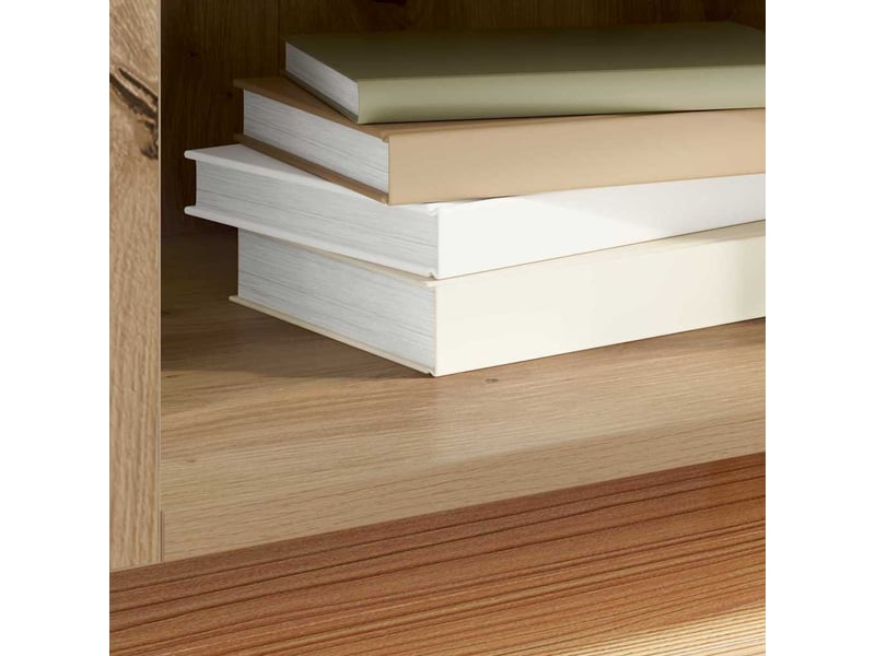 Meuble à vinyles, meuble de rangement salon 121 x 38 x 48 cm bois d'ingénierie - Conforama D
