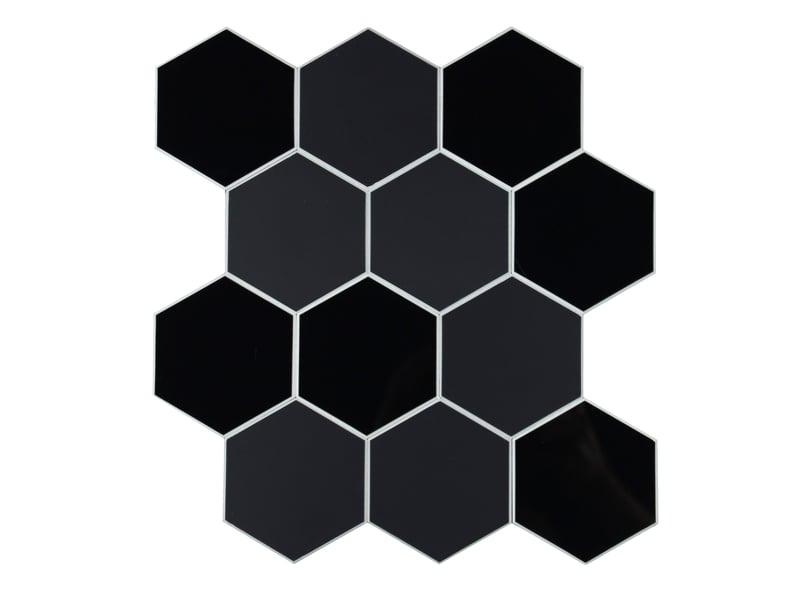  Crédence adhésive murale 3d  - effet carrelage hexagonal 4 pièces 25x25 cm  - Conforama A