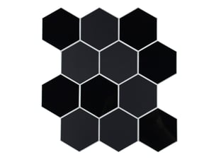 Crédence adhésive murale 3d  - effet carrelage hexagonal 4 pièces 25x25 cm