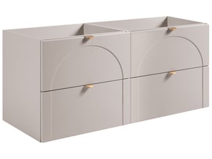 Ensemble de 2 meubles sous-vasque suspendus aura 120 cm cachemire mat k