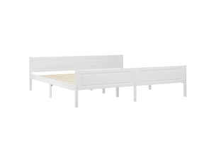 Lit 2 places 200x200 cm    coloris blanc