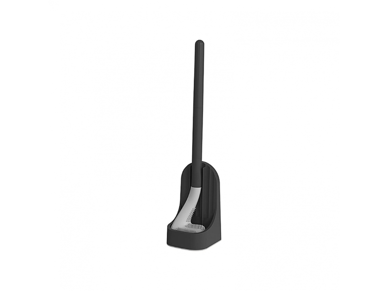  Brosse de toilette avec boîte de rangement étanche,brosse de cuvette de toilette, brosse de toilette en silicone, piston de toilette  - Conforama E