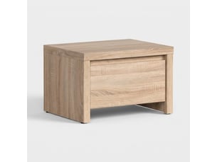 Table de chevet avec tiroir effet bois kaspian