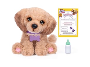 Peluche chien interactif bailey mini puppy avec sons et lumières