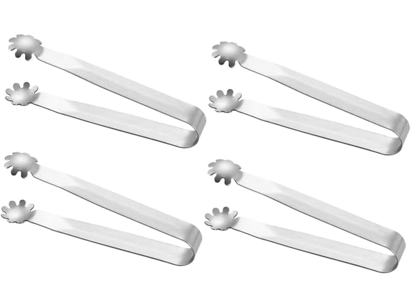  4 pièces pinces inox mini pour glaçons et sucre pratique pour buffet bar café thé mariage No Commercial reference - Conforama A