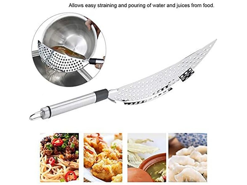  Passoire en acier inoxydable pour casserole de cuisine tout usage pour tamis, passoire endurance crescent  - Conforama E