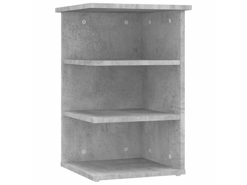  Buffet - armoire latérale gris béton 35x35x55 cm aggloméré  - Conforama A