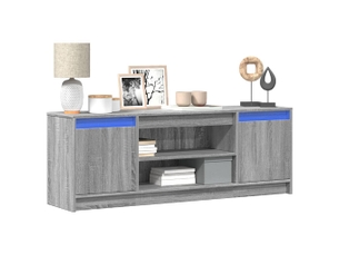 Meuble tv coloris gris 139.5 cm <strong></strong> <strong></strong>
