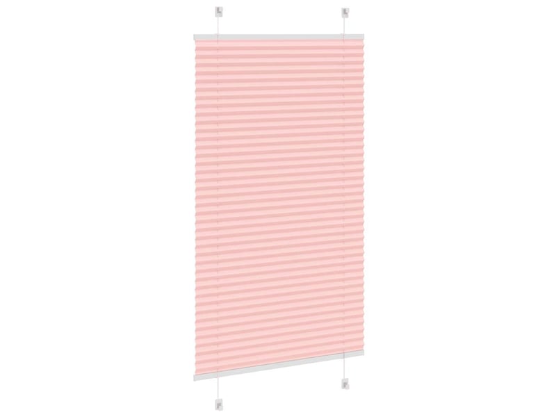  Store plissé, store de fenêtre rose 75x100 cm largeur du tissu 74,4 cm polyester cf47003  - Conforama D