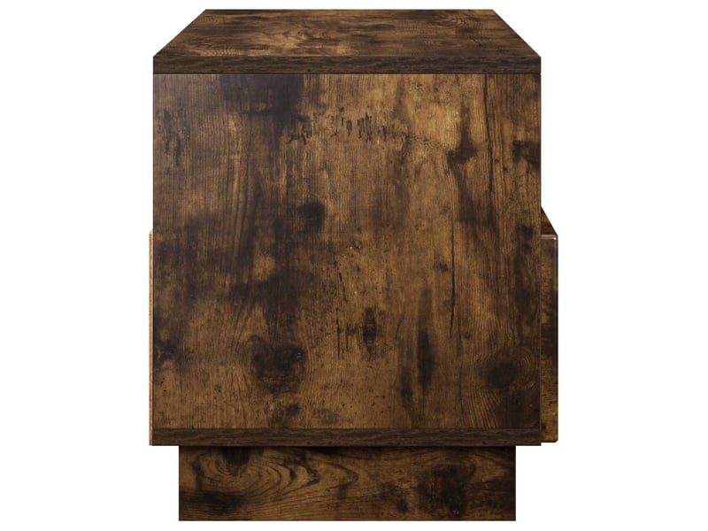  Meuble tv moderne, banc tv 90x34,5x40 cm chêne fumé bois d'ingénierie shl97563  - Conforama E