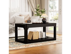 Table basse coloris noir <strong></strong> <strong></strong>