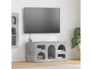 Meuble tv coloris gris 80 cm <strong></strong>  <strong></strong>