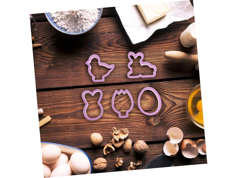  10 pièces pochoirs de pâques essoreuse à gâteau outils de décoration de biscuits coupe-biscuits doublures emporte-pièces d'automne emporte-pièce coeur  - Conforama E