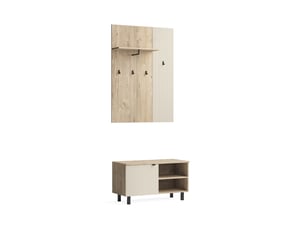 Vicco vestiaire, chênecachemire, ensemble de 2 pièces
