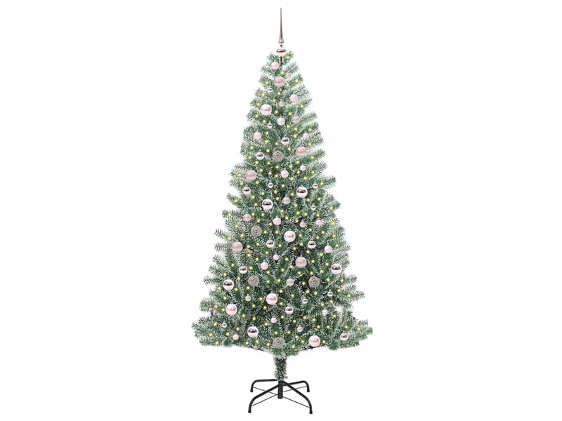  Sapin de noël - arbre de noël artificiel floconné de neige avec lumière led  - Conforama C