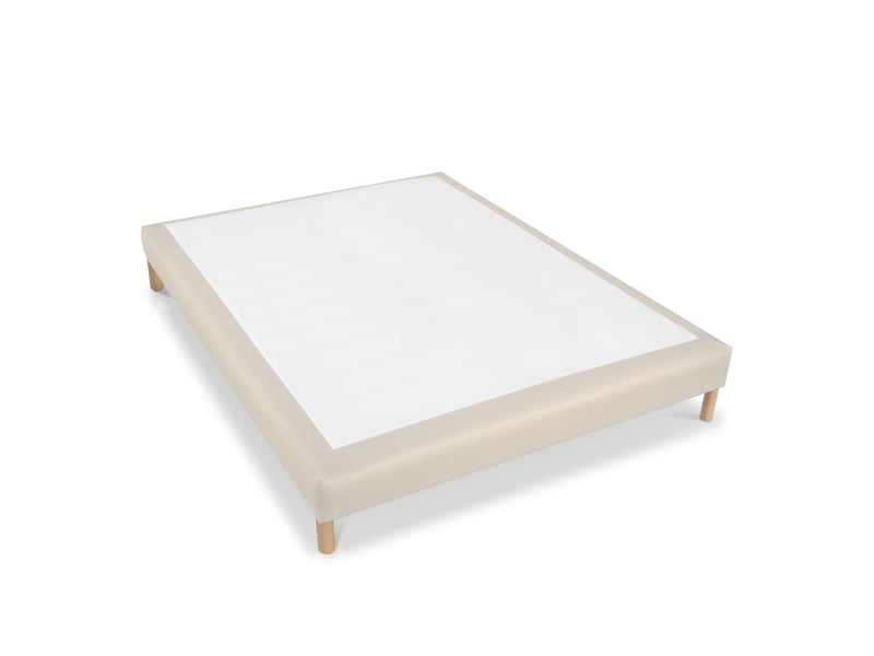  Sommier tapissier simili faro - beige - 140x200 3SO0207181420.8424 - Conforama B