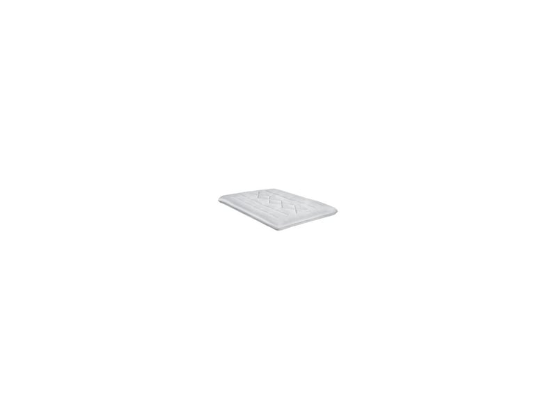  Surmatelas 1 place 80 x 200 cm mousse hr 9 cm reversible gris clair 8005869 - Conforama A