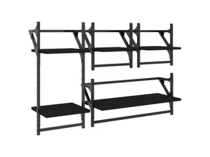 Etagère 30 cm coloris noir  