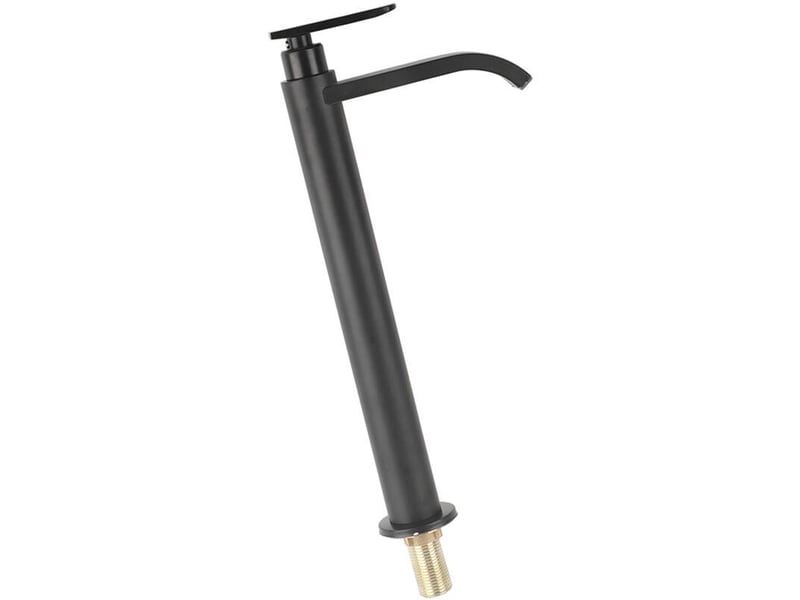  Robinet froid simple en acier inoxydable g12 304, robinet de salle de bains, évier noir  - Conforama A