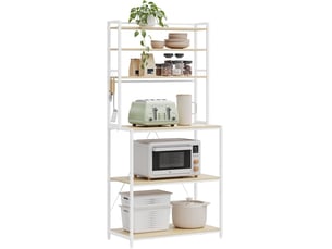 Etagère 80 cm coloris bois clair WOLTU 