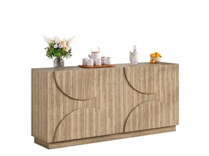 Buffet 4 porte(s) 0 tiroir(s) - 160 cm coloris naturel