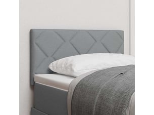 Tete de lit A poser largeur 80 cm <strong></strong> <strong></strong> argenté