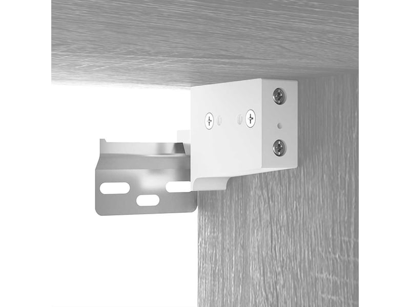 Meubles de salle de bain, armoire salle de bain sonoma gris bois d'ingénierie cf65467 - Conforama D