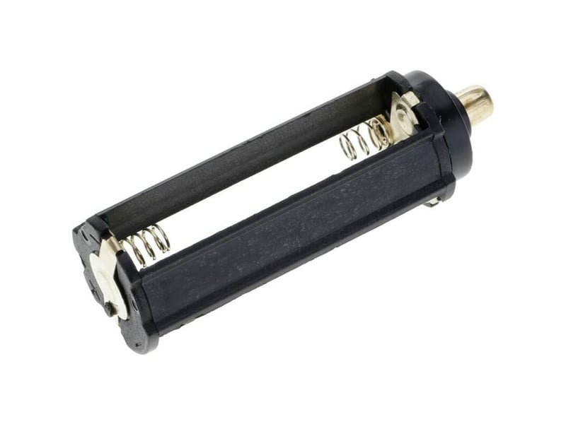  3 pcslot 3 x 1.5 v aaa compartiment de batterie cylindrique support boîte pour 18650 adaptateur convertisseur pour lampe torche  - Conforama C