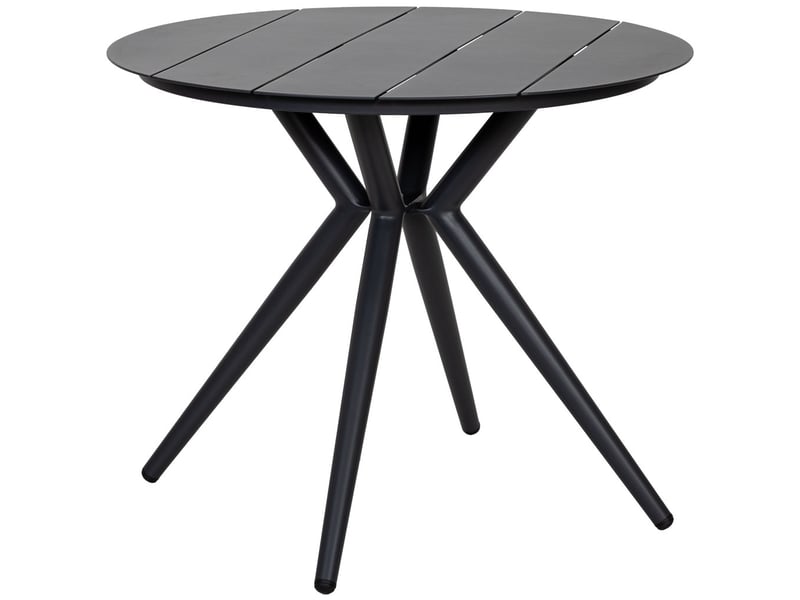 Table en aluminium gris 90x75 cm - Conforama A