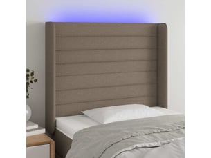 Tete de lit A poser largeur 93 cm   taupe