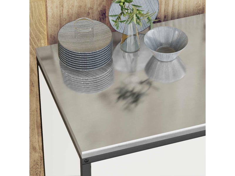  Meuble de rangement de cuisine hattem blanc 60x50x92cm  - Conforama E
