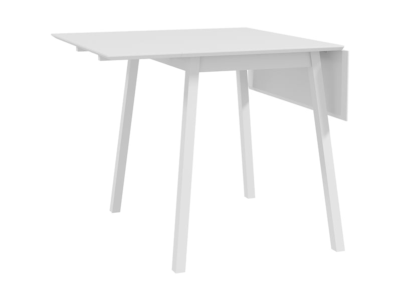  Table de salle à manger pliante avec 2 panneaux rabattables et structure stable pour cuisine et petit espace  - Conforama A