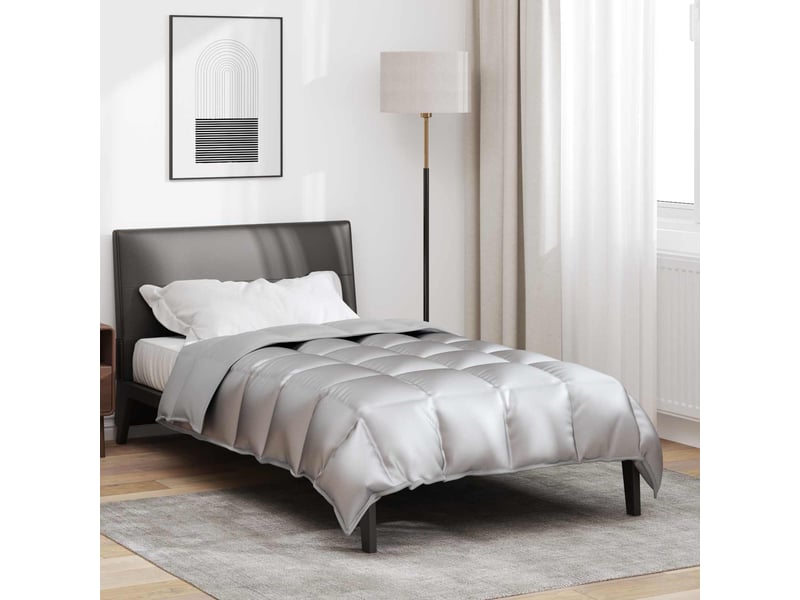  Duvet d'hiver - couette 155 x 200 cm 450 gm² argenté  - Conforama B