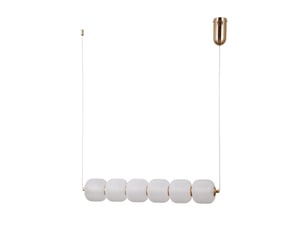 Italux ganti suspension bar, plafonnier doré, blanc chaud 3000k