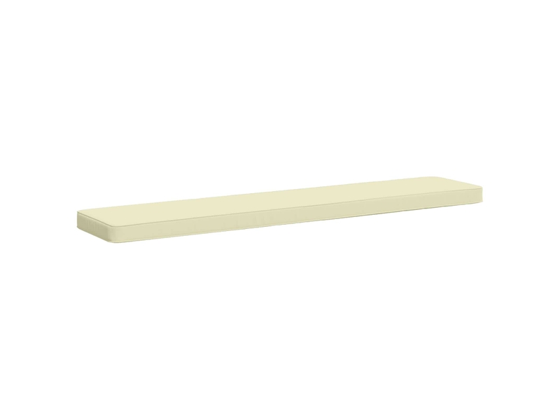  Lot de 2 coussins de banc, coussins d'assise vught 100 % polyester crème cf58454  - Conforama D