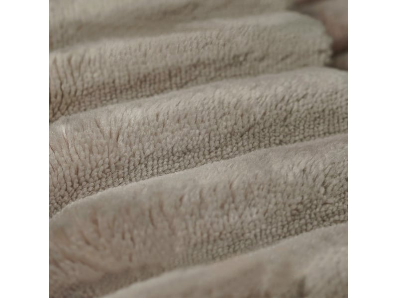  Canapé d'angle modulaire 340x175x83 cm velours côtelé camel  - Conforama D