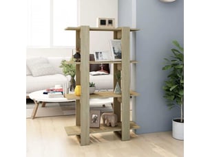 Bibliotheque coloris beige - 80 cm x 123.5 cm