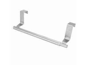 Porte serviette rétractable en acier inoxydable, barre simple, étagère murale de 34 pouces