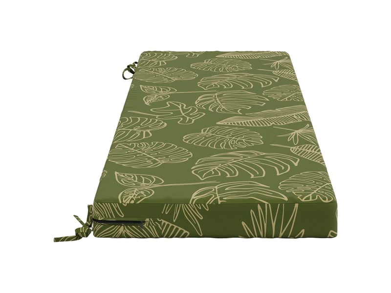Coussin de banc, coussin d'assise, coussin de canapé soest 100 % polyester modèle feuille cf53325 - Conforama D