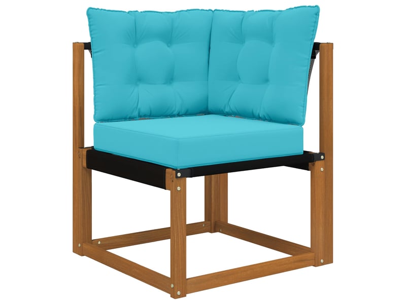 Coussin de canapé d'extérieur, coussin de chaise polyester turquoise cf54172 - Conforama C