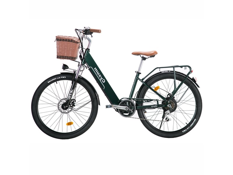  Vélo électrique de ville cysum cityrun, 250 w, batterie 36 v 10 ah, vert Cityrun - Conforama C