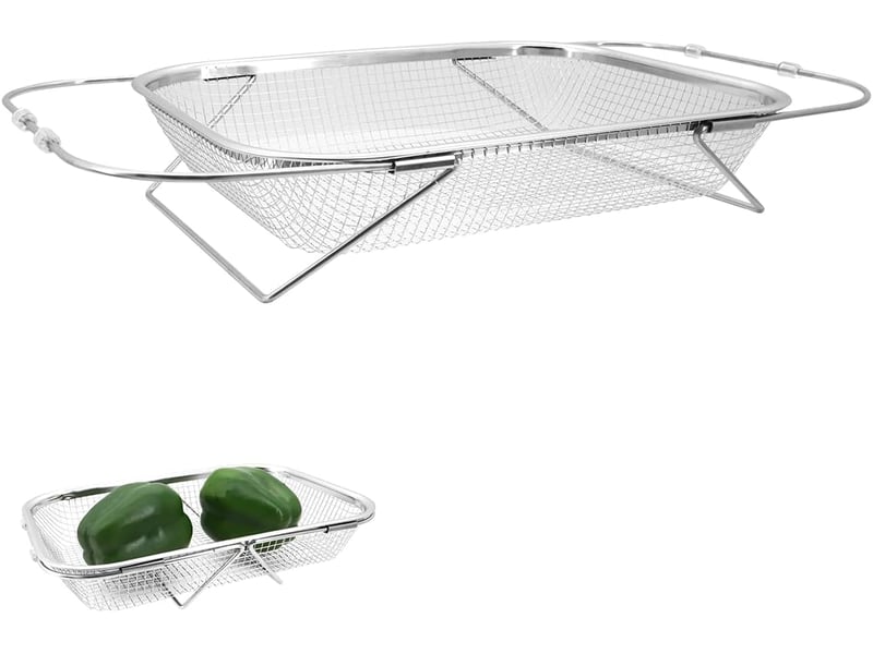  Passoire extensible en acier inoxydable de qualité supérieure pour laver les légumes, les fruits, égoutter les pâtes cuites colander - Conforama A