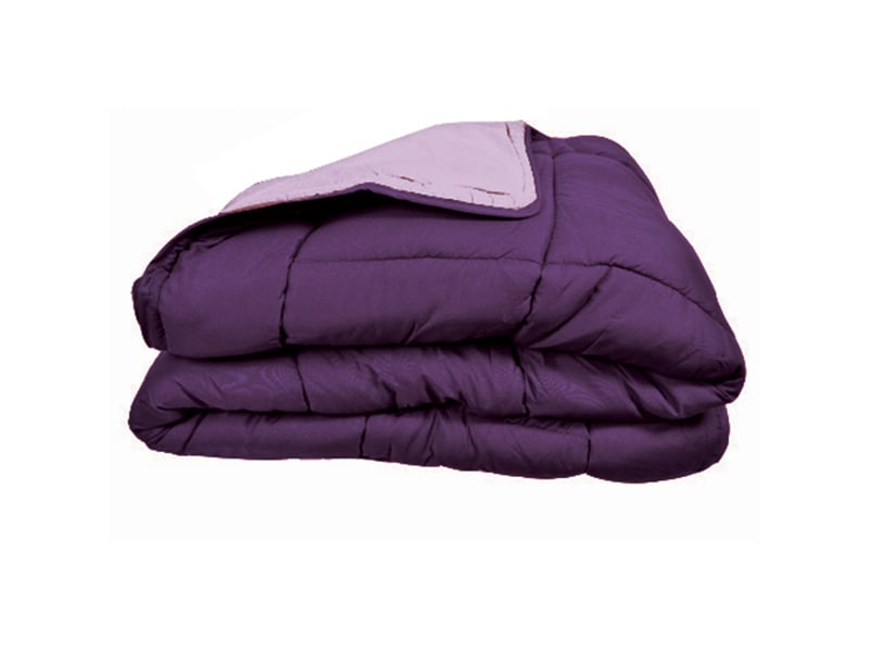 Couette chaude microfibre bicolore 400 grm2 240x260 cm