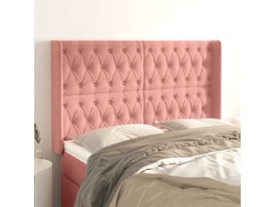 Tete de lit A poser largeur 147 cm rose