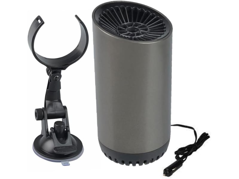  Dégivreur de pare-brise portable 24 v 150 w 10, rotatif à 180°, pour voiture, remorque, camion, camping-car, gris argenté GTR00661 - Conforama A