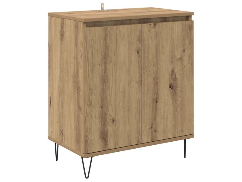 Buffet - bahut - meuble de rangement chêne artisanal 60 x 35 x 70 cm bois d'ingénierie - Conforama A